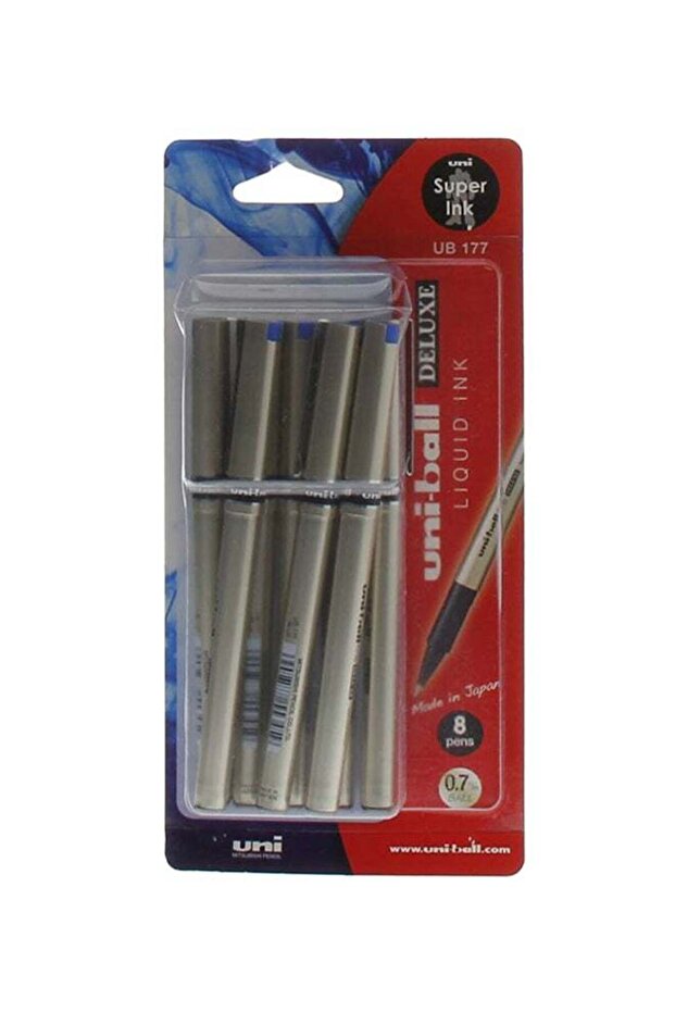 8-Piece Fine Deluxe Roller Pens