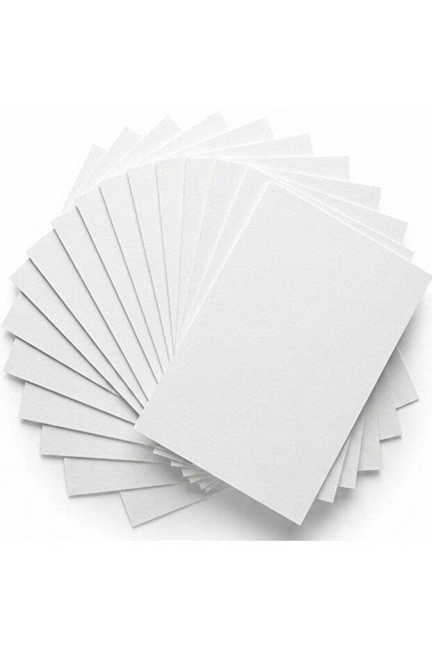 White Cardstock Paper A5, 400 GSM Thick Matte Card Paper, 25 Sheets, Premium Heavyweight Cardstock