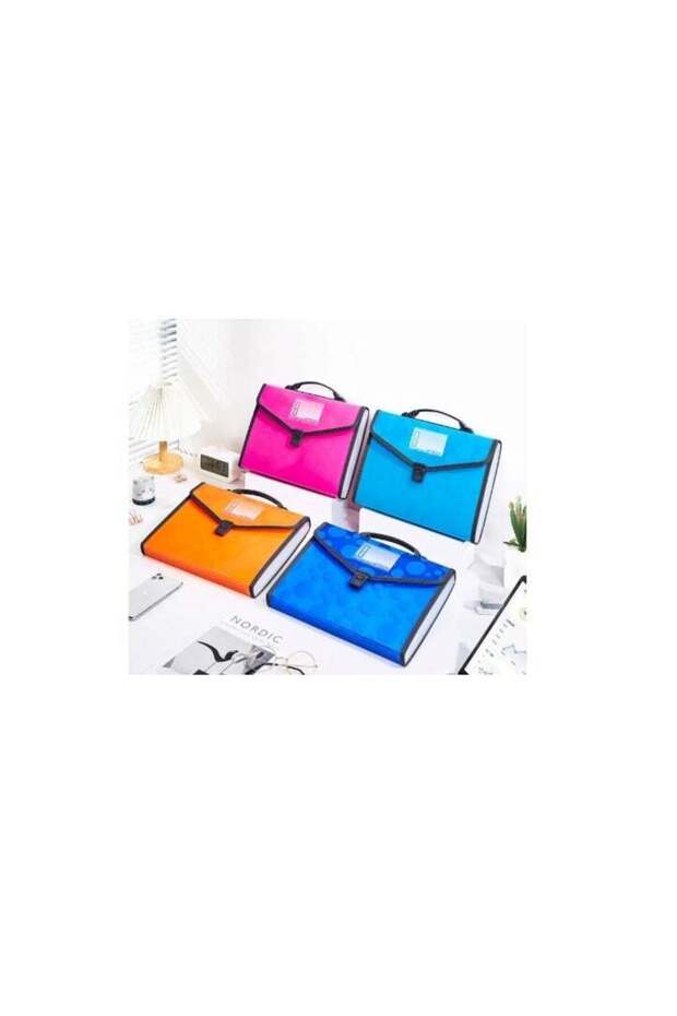 Expanding File Document Source Portable Organ Bag Multi-layer File Bag Size FC/Long 13 Pocket (colo