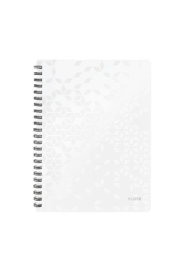 Leitz Wow Polypropylene Notebook 80 Sheets A4 White