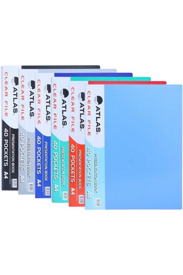 Atlas File Presentation Book A4 40 Pockets Atcl012