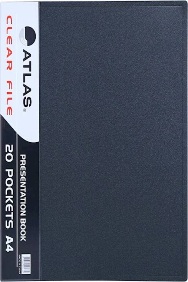 Atlas File Presentation Book A4 20 Pockets Atcl005