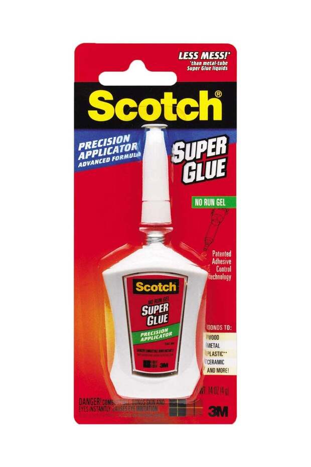 No Run Gel Super Glue Clear