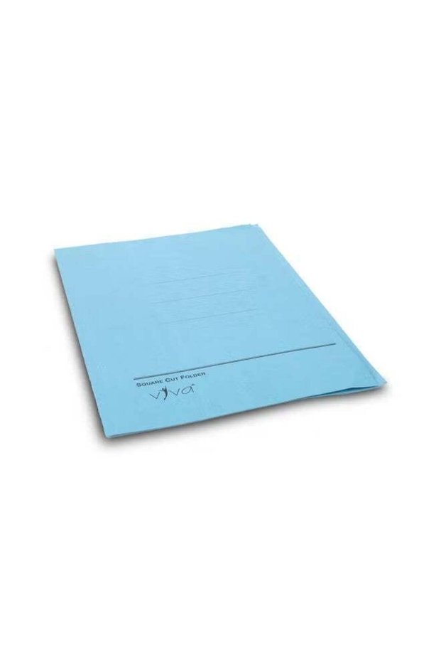 Pack of 5 Viva Square Cut Cardboard Folders – Flat File Document Organizer MX-V-F-05 for Office, Sc