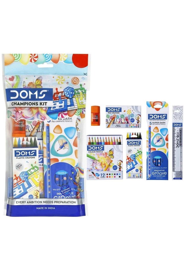 37-Piece Champions Kit School Colouring Set Multicolour