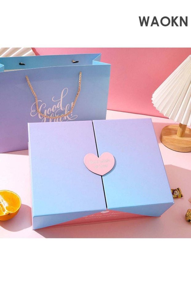 21×18×10 cm Luxury Gift Box with Magnetic Closure,Gift Box for Festival, Birthday, Anniversary,Rama
