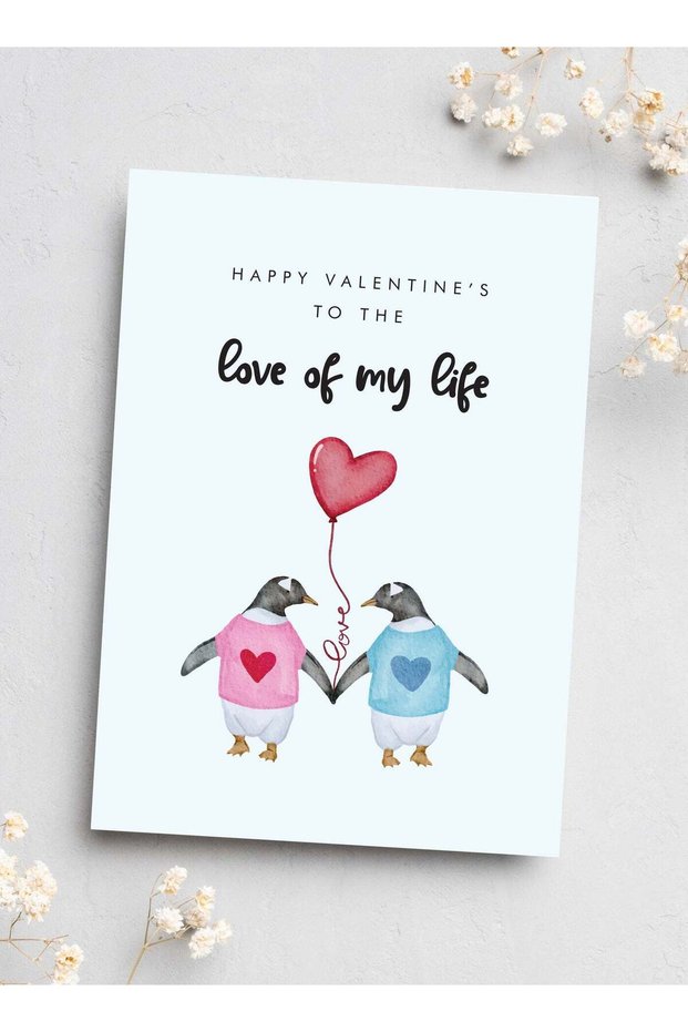 Illustrated Valentine'S Day Greeting Card