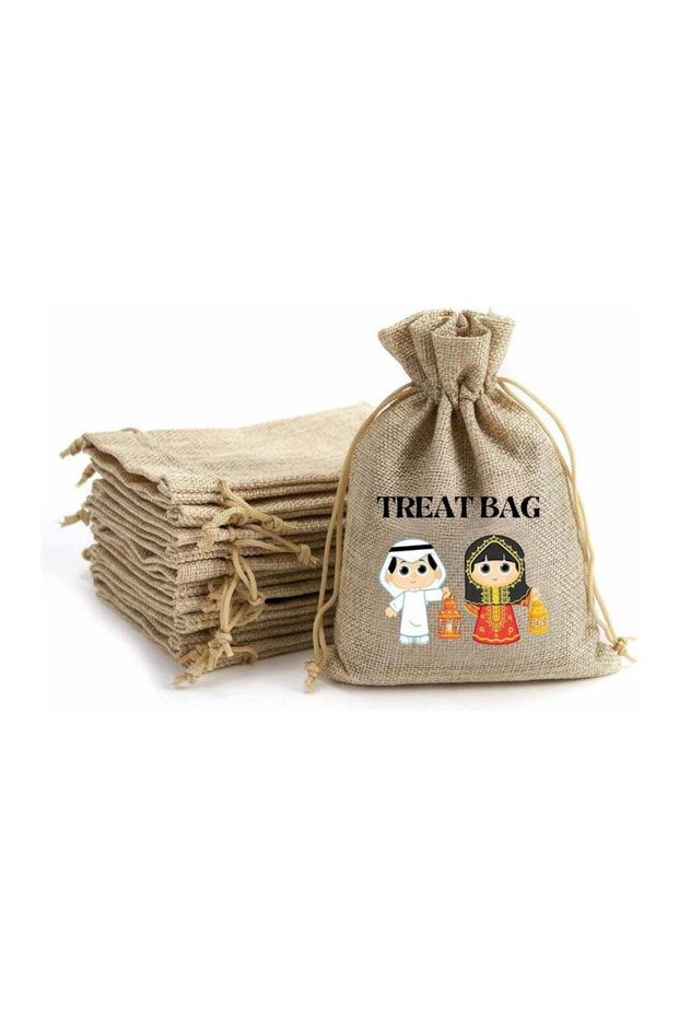 12 pcs of Haq Al Laila Bags as perfect candy goody bags to kids For Haq Al Laila Party Design 5