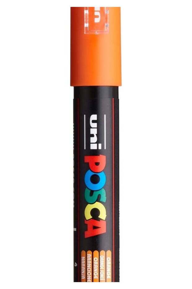 uni-ball PC-1M Extra Fine Marker - Orange