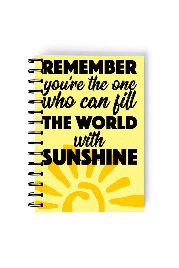 Spiral A5 Notebook Snow White Quote Classic Cartoon Sunshine Quote TV Show