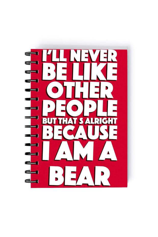 Spiral A4 Notebook Cute Quote from Classic Cartoon Kids Gift Paddington Quote