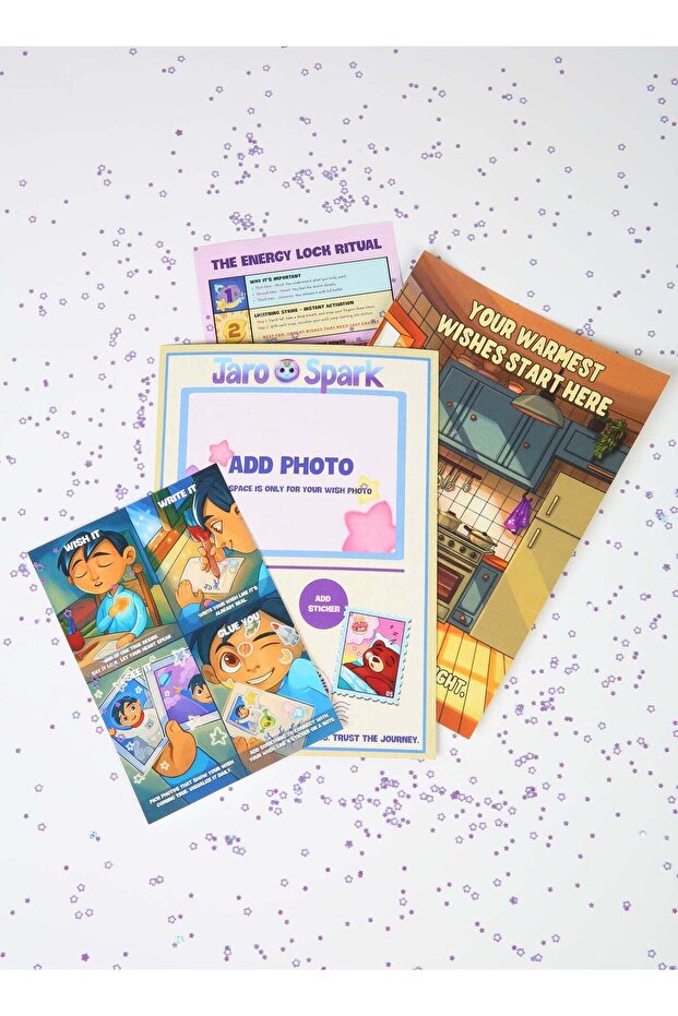 Jaro Spark Wish Postcard 5 – With Envelope & Writing Guide