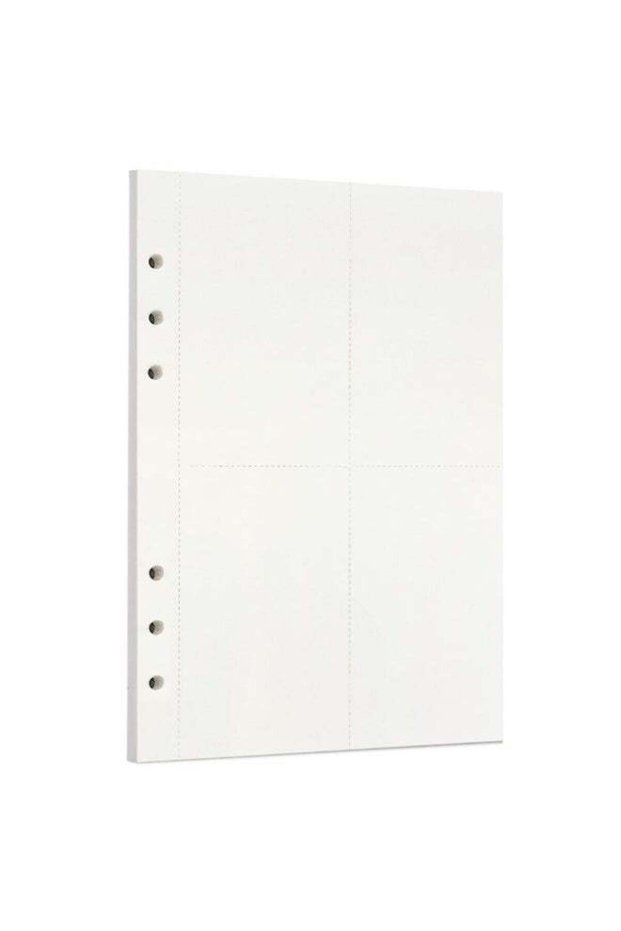 Zelten 1 Pack A5 45 Sheets/90 Pages scratchpad Loose Leaf Punched Paper Refills Paper for 6 Hole Bi