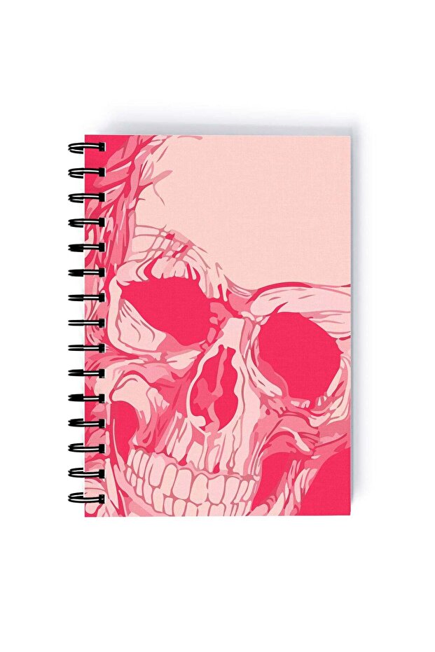 Spiral A5 Notebook Pink Undead Zombie