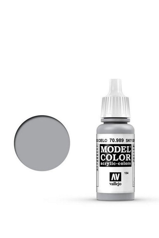 Model Color 989 Sky Grey 18ml Bottle Acrylic Paint for Scale Miniatures and Figures