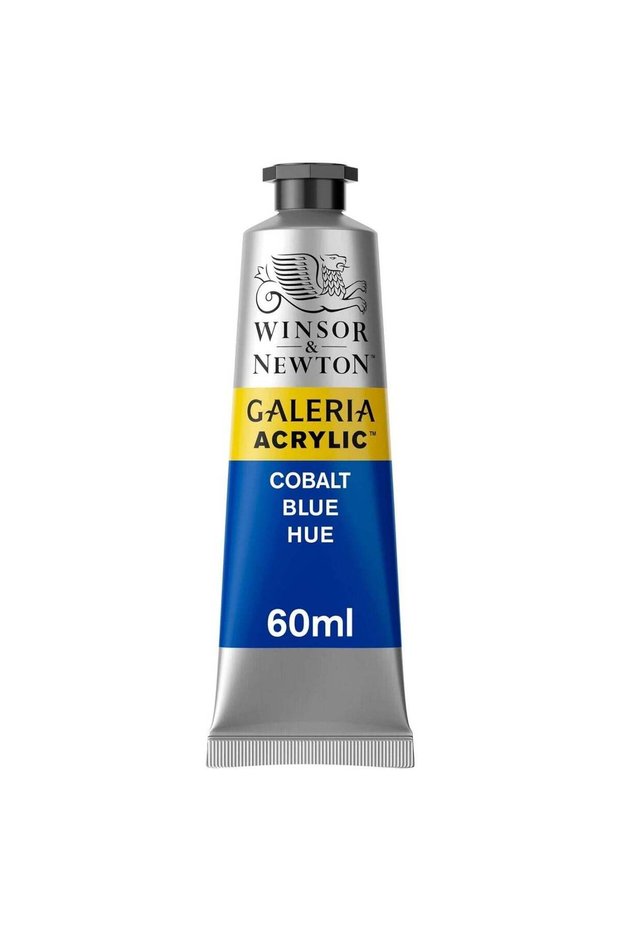 Galeria Acrylic Colour Paint Tube 60ml Content Cobalt Light Blue Hue