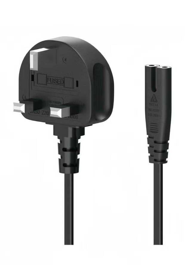 2 Prong AC Power Cord Cable for Samsung TCL Sony TV Compatible HP Printer PS3 PS4 PS5 5FT AC Wall P
