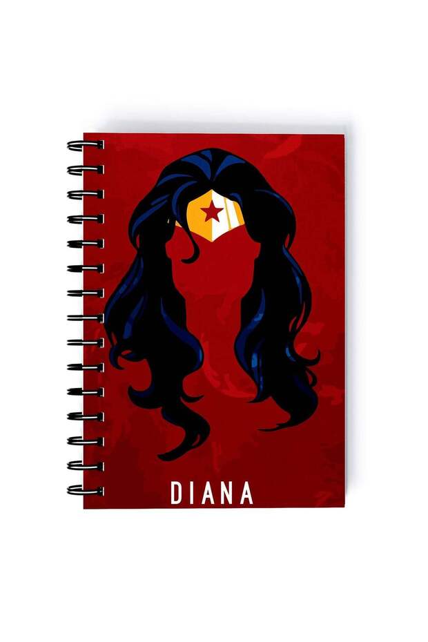 Spiral A5 Notebook Wonder Woman Tiara Themyscira Super Woman