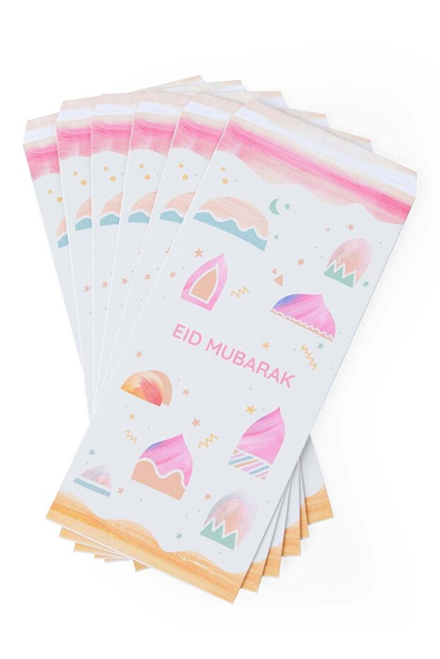 Eid Mubarak Printed Card Set