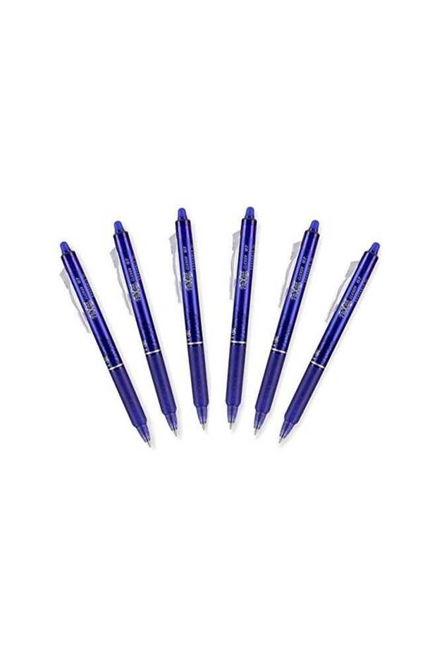 6-Piece FriXion Clicker Retractable Erasable Gel Pen Set Blue