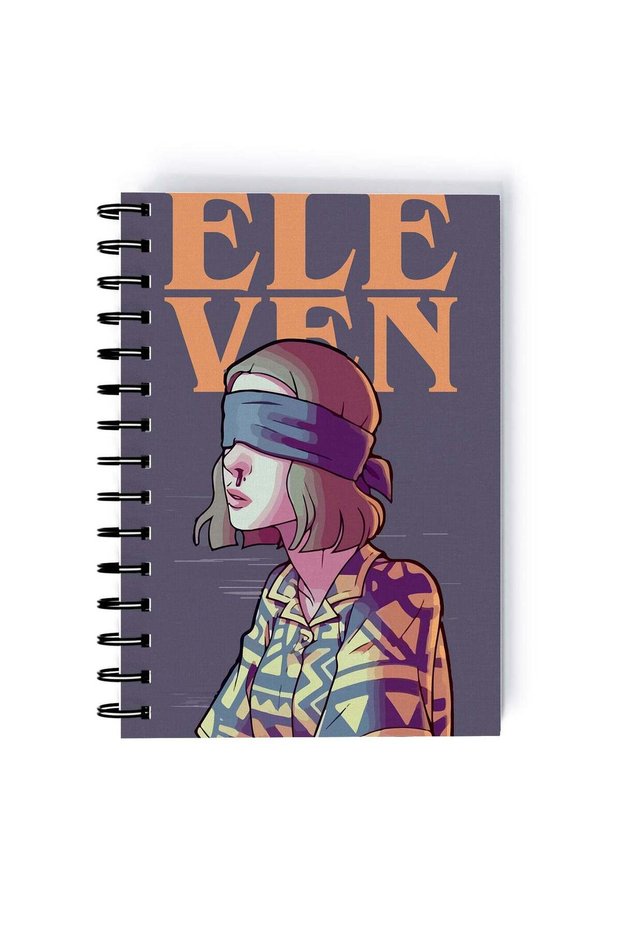 Spiral A5 Notebook Eleven Blind Fold TV Series Stranger Things Netflix