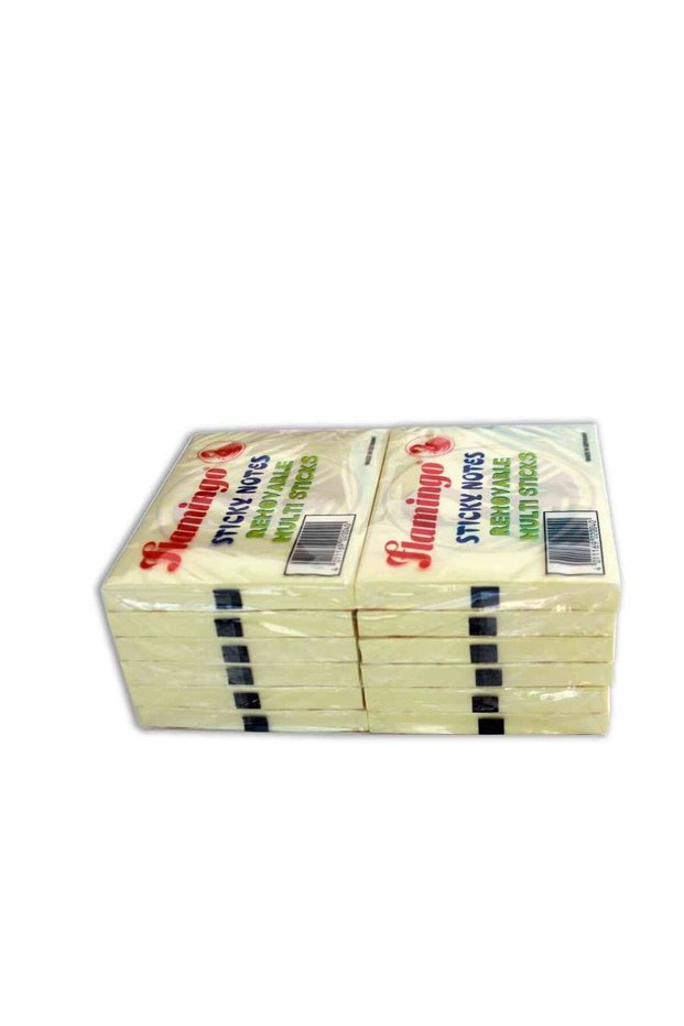 Removable Multi Sticks Sticky Notes 1Dozen 100× 75mm