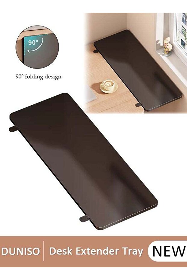 Desk keyboard tray,Desk extender tray,ergonomic desk extension bracket fixing clip, located on the