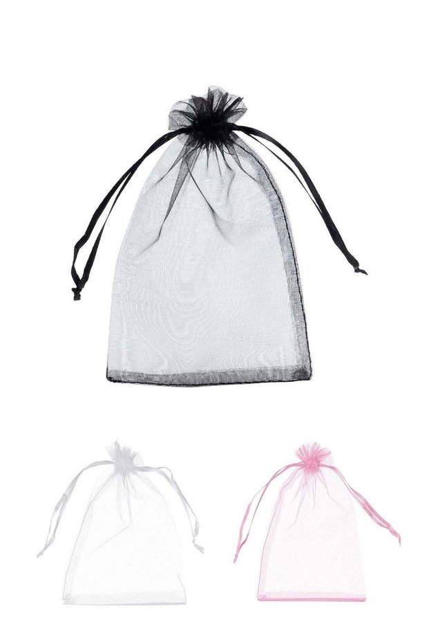 100 Pieces Organza Bags with Drawstrings | 12 X 17 cm Organza Bags for Jewelry Pouches, Candies and