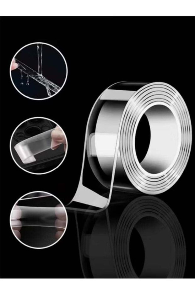 Sided Tape Heavy Duty Traceless Removable Washable Nano Tape Gel Grip Tape, Reusable & Traceless fo