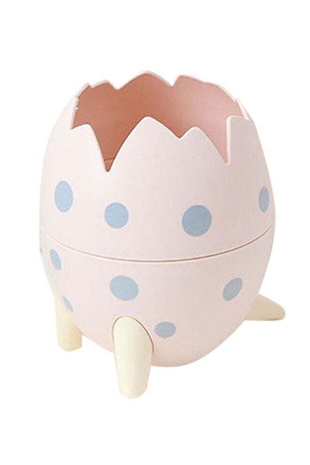 Dinosaur Designed Egg Pen Holder Pink
