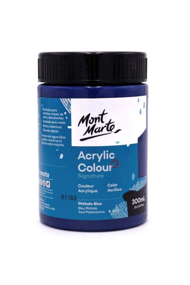 Signature Acrylic Colour 300ml Content Phthalo Blue