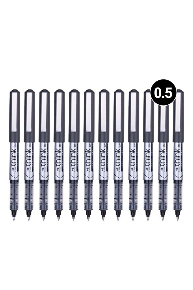 EQ20020 Roller Pen – 0.5mm Bullet Tip, Smooth Writing, Ink Indicator, Low Odor & Non-Toxic Ink â€