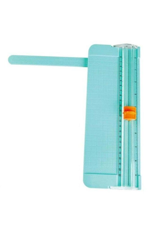 Mini Portable Paper Cutter Manual Guillotine Trimmer for Labels Photos and Home Use