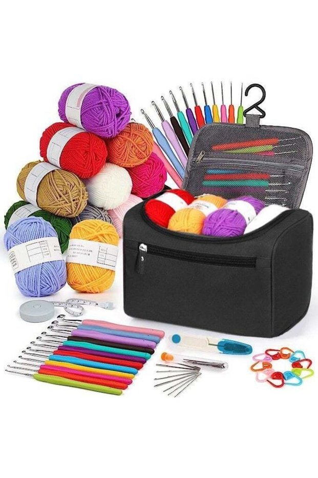 Crochet Kit for Beginners Young and Old, First Crochet Kit for Adults Include 23pcs Crochet Hooks,