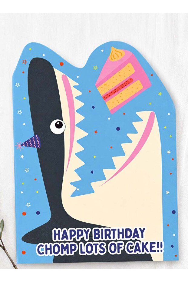 Happy Birthday Lots Of Cake Greeting Card, Sweet Celebration Design for Her, A5, 21 x 14.8 cm