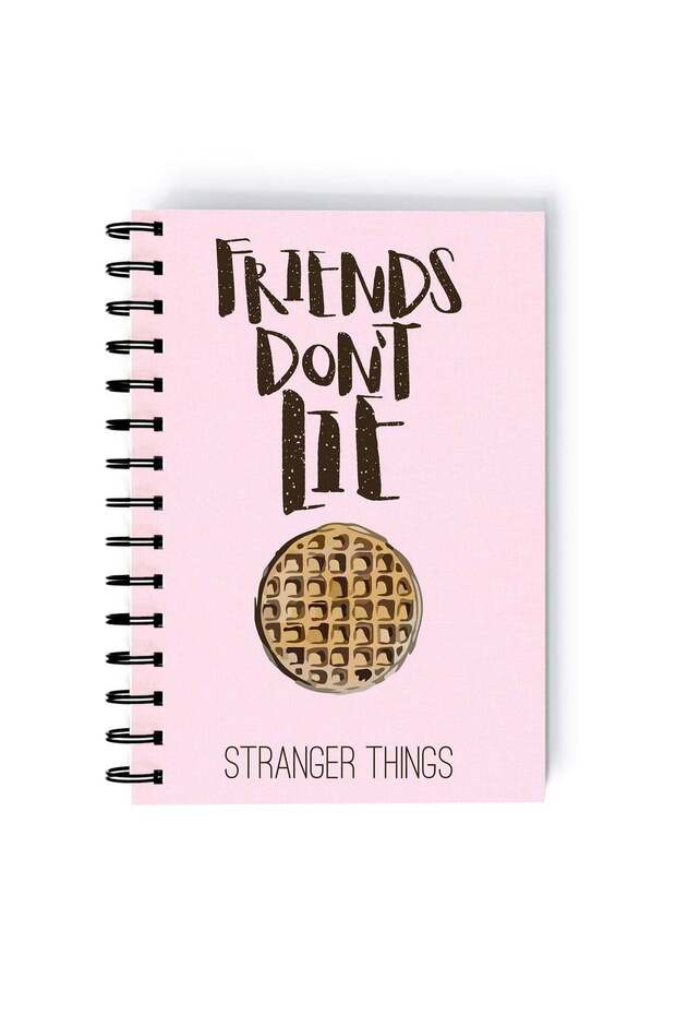 For Will Stranger Things Quote Printed Spiral A5 Notebook Blue/White/Grey