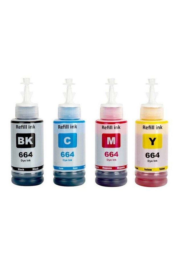 Ink Set 664 for Epson for EcoTank Printer L210 L220 L300 L355 L365 L555 L1300