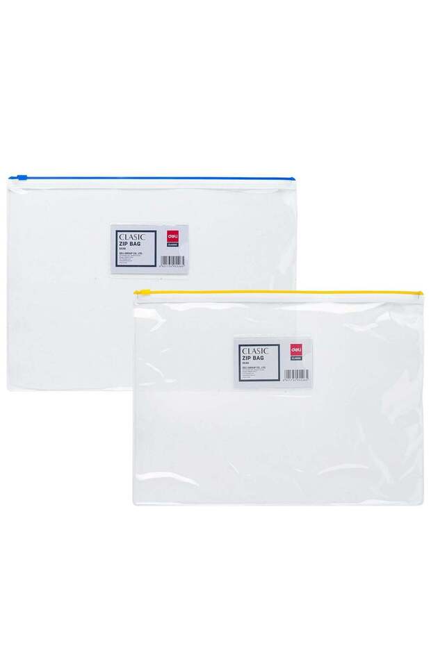Deli E5526 Zip Bag A4 – Ideal for organizing and storing documents
