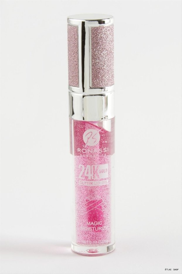 ILKESTOR Glittery Lip Gloss with Lid (232246) - Pink