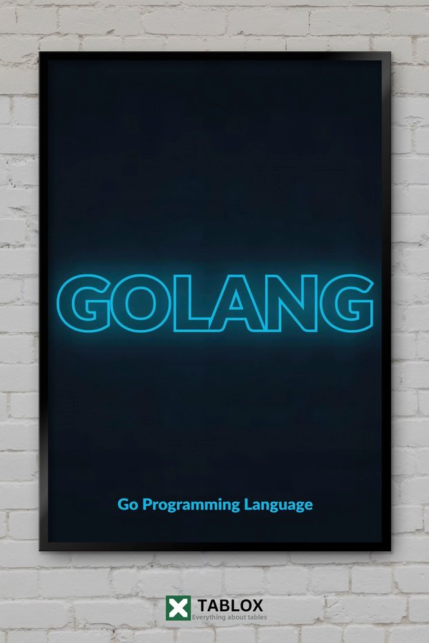 Golang Programming Code Neon Light Software Frame Appearance Decorative Mdf Table