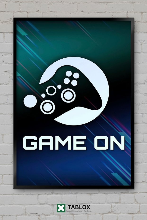 Game Controller Art Frameed Decorative MDF Painting