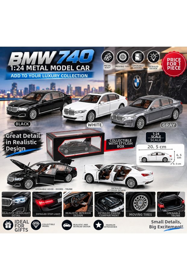 Cz151B 740 1:24 Metal Model Car (the Price Is for One Piece)