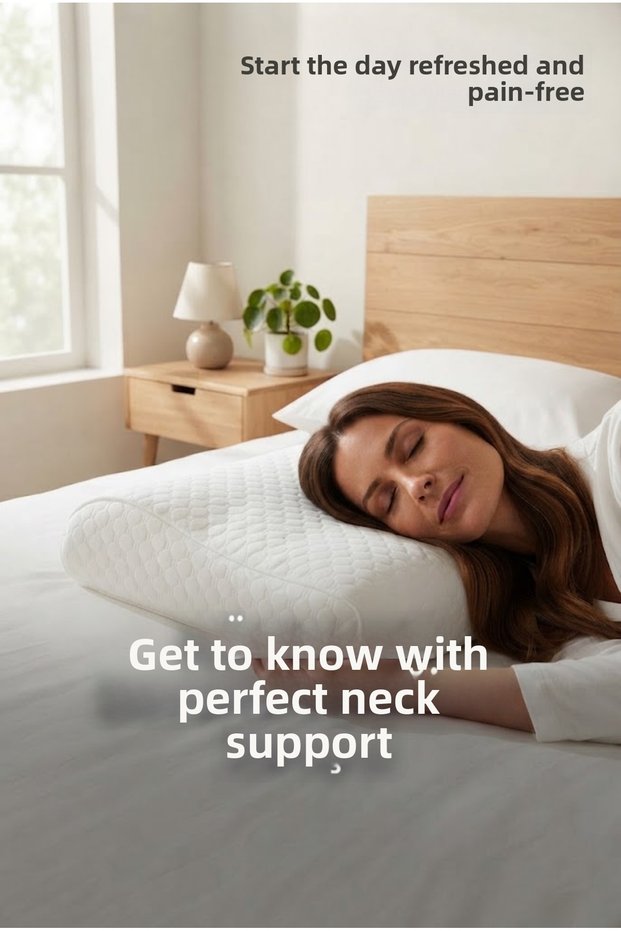 Pillow Orthopedic Pillow Neck Pillow Visco Pillow 40X30 cm
