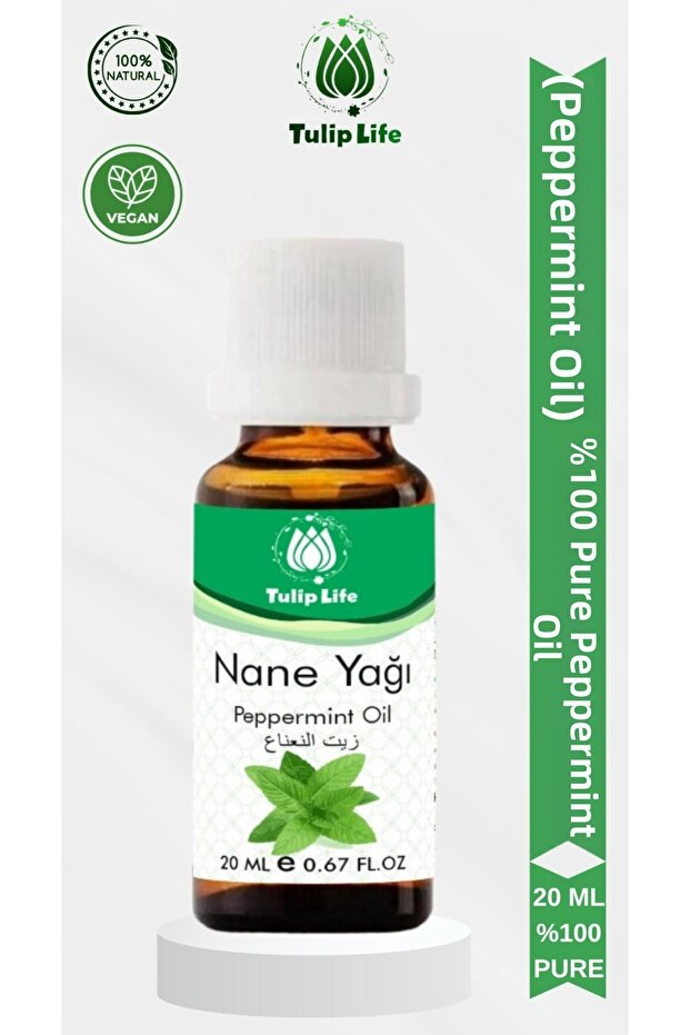 100% Pure and Natural Peppermint Oil (Peppermint Oil) 20 ml