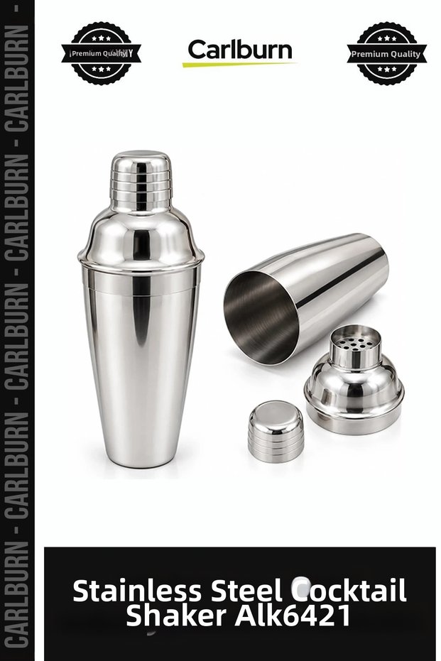 Special Production Bar Beverage Party Presentation Bartender Accessory Stainless Steel Cocktail Shaker Alk6421