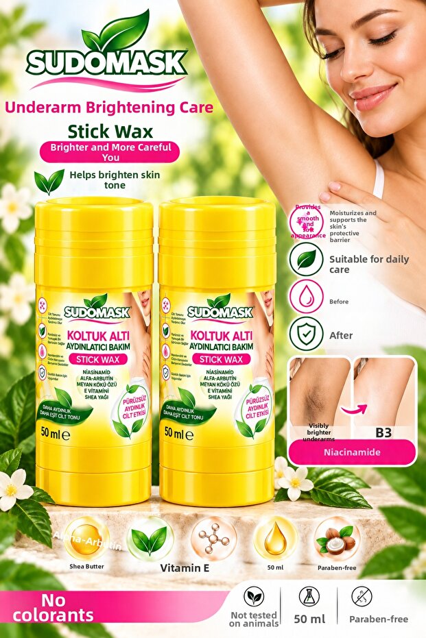 Underarm Lightening Tone Equalizing Wax 2 Pieces
