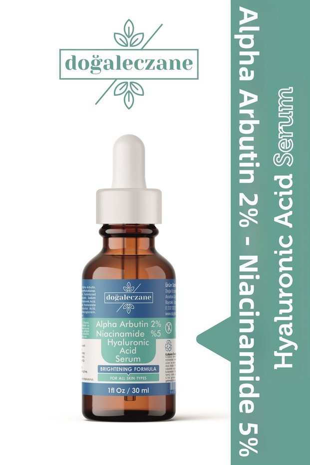Niacinamide 5% Alpha Arbutin 2% Hyaluronic Acid Serum 30 ml
