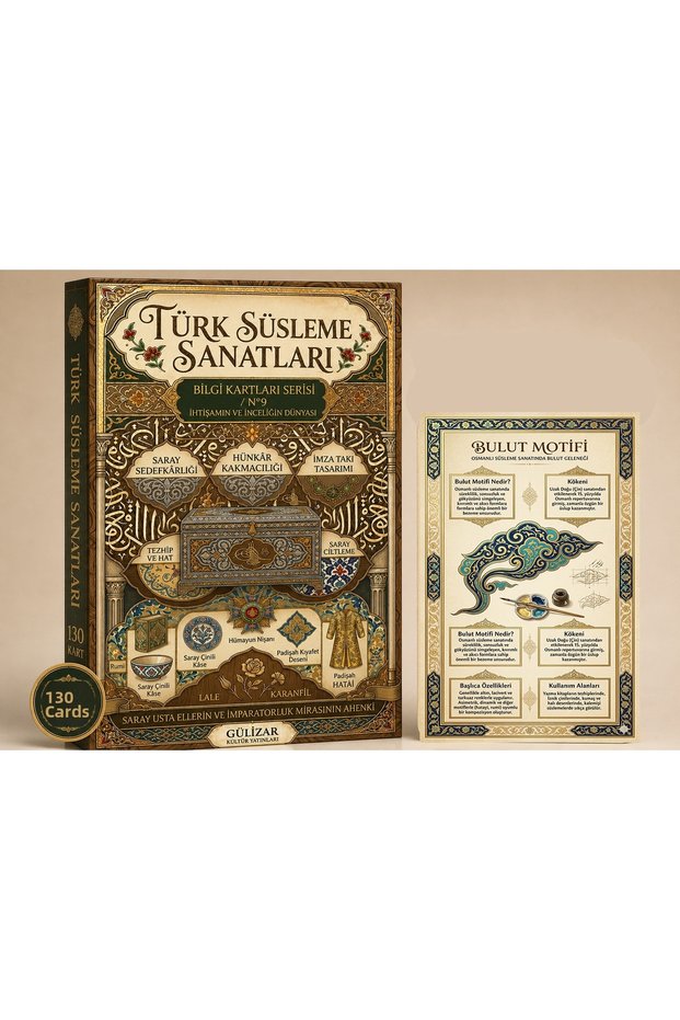 Turkish Ornamental Arts Themed Card Set (10X15 cm 138 Pieces)