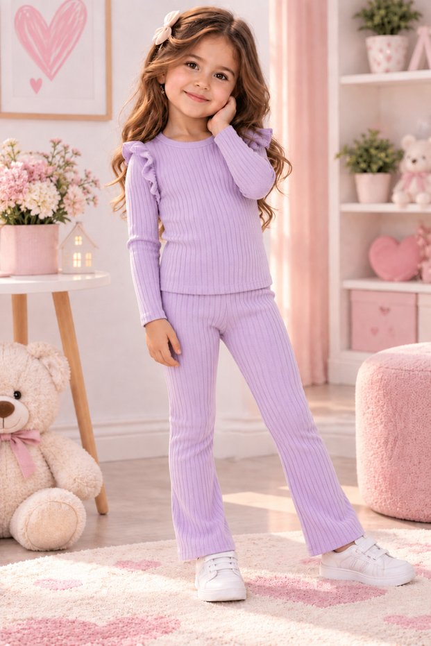 Daily, Fashionable Girl's Suit with Lightweight Hood with Reports (Recommended to Take 1 Size Plus)