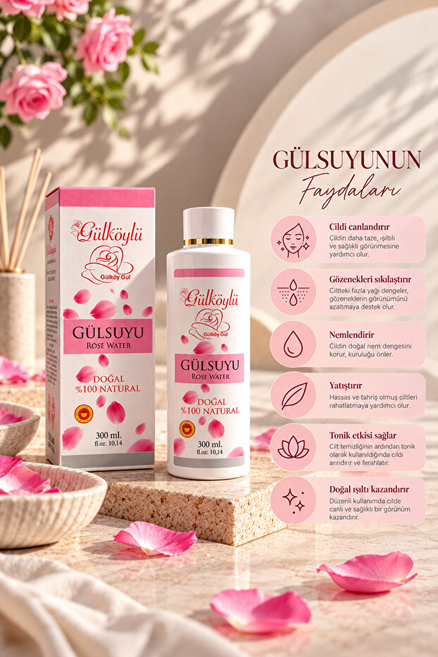Isparta Gül Suyu 300 ml